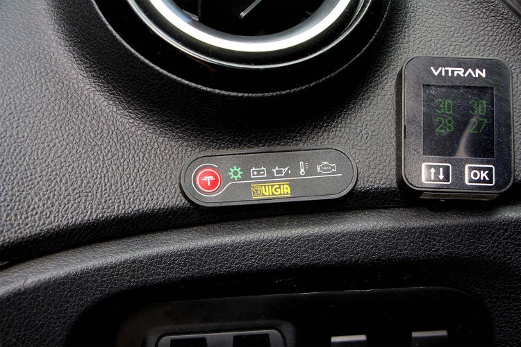 Protector de motor VIGIA SMART instalado en el tablero