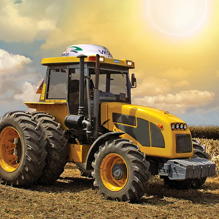 Enfriador ecológico VIESA Agro instalado en tractor